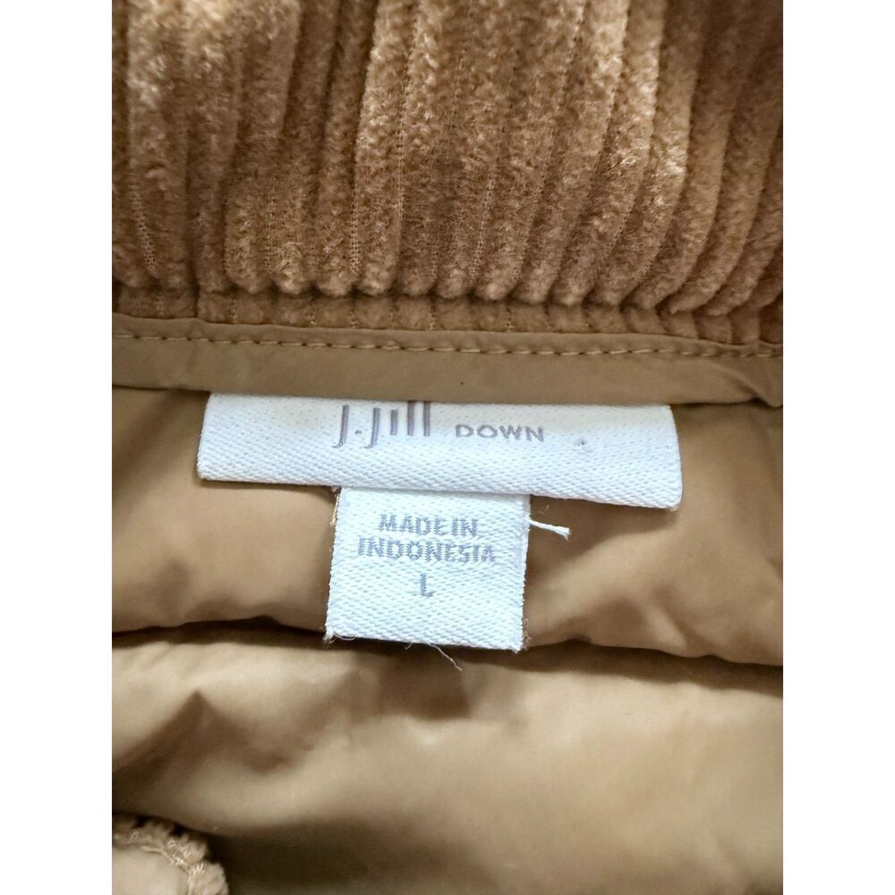 Set of 2 J. Jill Down Lightweight Quilted Puffer Packable Vests Women's Size L - Picture 9 of 11